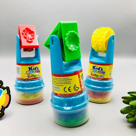 Kids Dough Stamp N' Roller Play Set