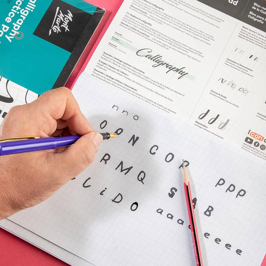 A4 Mont Marte Calligraphy Practice Pad - 50 Sheets